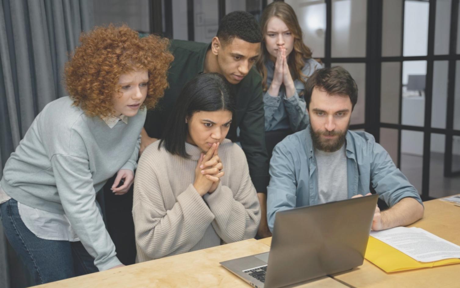 Budget planning workspace with financial documents and calculator